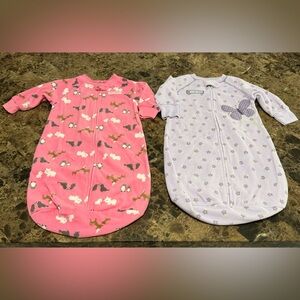 Carters sleep sacks 0-9 mo